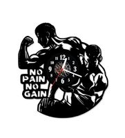 Zegar ścienny z płyty winylowej 253.13 Wyrzeźbione sylwetki