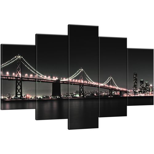 Obraz Płótno 100X63 Czerwony Most W San Francisco na Arena.pl