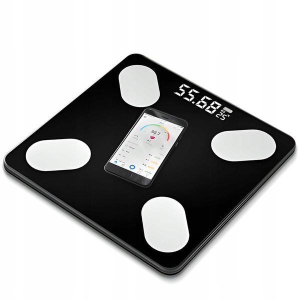 WAGA ŁAZIENKOWA ELEKTRONICZNA ANALITYCZNA BLUETOOTH DOKŁADNA SMART 25W1 zdjęcie 14