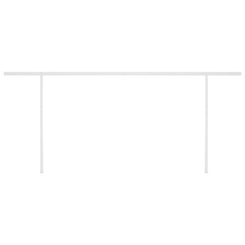 Automatycznie zwijana markiza, LED i czujnik wiatru, 5x3,5 m na Arena.pl