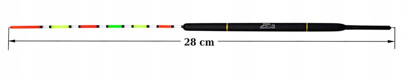 Spławik Przelotowy Miracle Fish 1g/ 28 cm zdjęcie 2