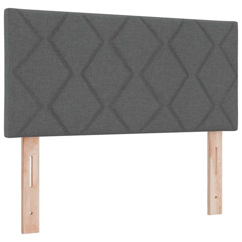 Łóżko sprężynowe z materacem Cream 90x200 cm Fabric z materacem na Arena.pl