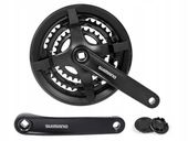 Korba rowerowa mechanizm korbowy SHIMANO FC-TY301 48x38x28 170 z