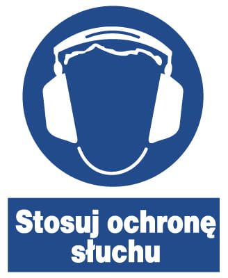 ZNO-4 - ZNAK BHP nakazu - Stosuj ochronę słuchu na Arena.pl