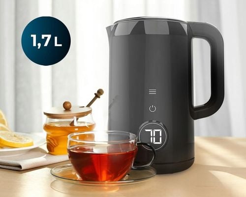 CZAJNIK ELEKTRYCZNY BEZPRZEWODOWY REGULACJA TEMPERATURY DOTYKOWY 1.7L na Arena.pl