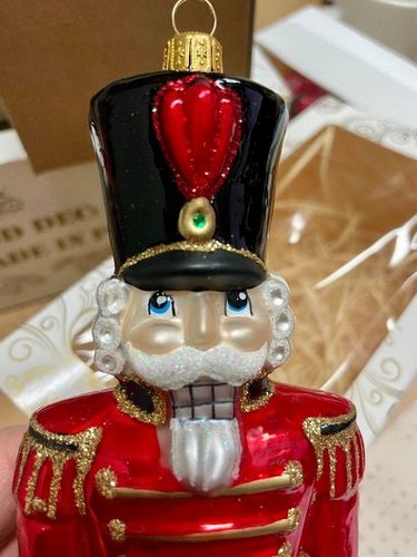 BOMBKA SZKLANA DZIADEK DO ORZECHÓW 16 cm na Arena.pl