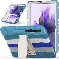 Etui do Samsung Galaxy Tab S8 Plus/S7 FE/S7 z Podstawką Niebieskie
