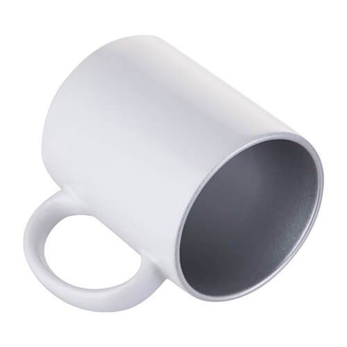 Kubek 330 ml ze srebrnym wnętrzem Sublimacja Termotransfer na Arena.pl