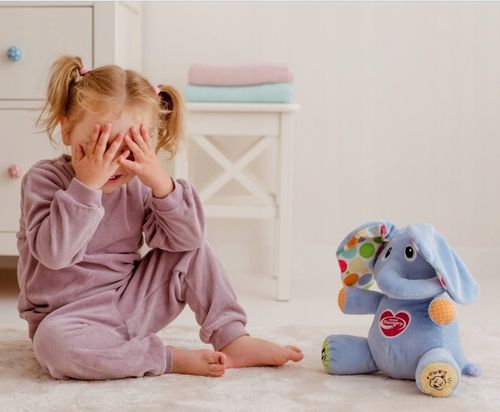 Słoń a kuku interaktywna pluszowa zabawka Dumel Discovery na Arena.pl