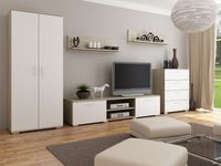 California 2 DĄB SONOMA/BIAŁY DO SALONU