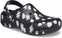 Dziecięce Ocieplane Buty Klapki Chodaki Crocs Baya Lined Printed Clog 32-33