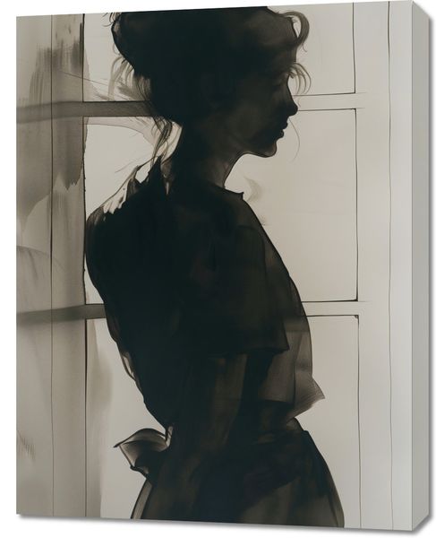 Obraz 70x90cm Półcień Zarysu zdjęcie 1