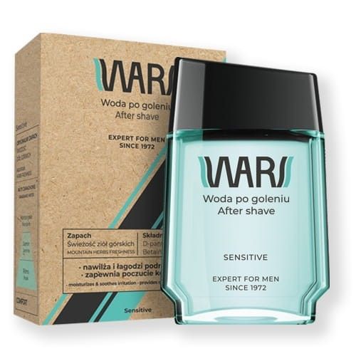 WARS WODA PO GOLENIU 90ML SENSITIVE zdjęcie 1