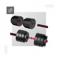 Hantle bitumiczne regulowane 2x20 kg ZESTAW HANTLI 40 KG