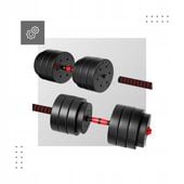 Hantle bitumiczne regulowane 2x20 kg ZESTAW HANTLI 40 KG
