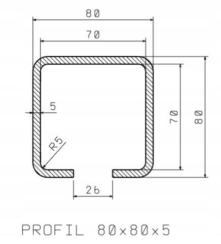 WÓZEK WÓZKI ROLKI DO BRAMY PRZESUWNEJ 80x80 ZESTAW DO SZYNY 80 ROLKA na Arena.pl