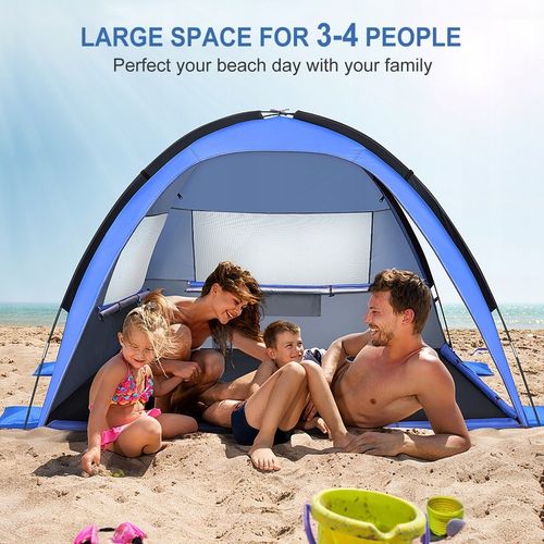 NAMIOT PLAŻOWY Z SAMODZIELNIE SKŁADANYM AUTOMATYCZNYM PARAWANEM PLAŻOWYM UV na Arena.pl