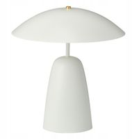 LAMPA GRZYBEK METALOWA WEWNĘTRZNA Ø 39 CM GWINT E14 BIAŁA