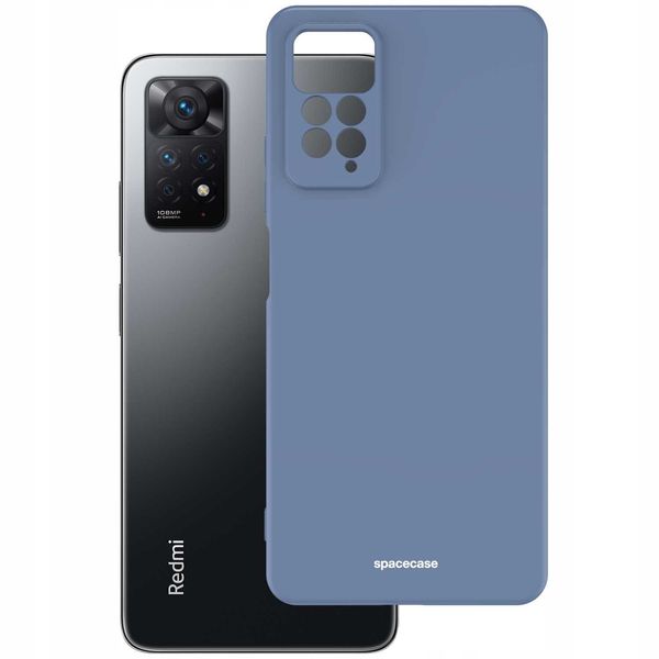 Spacecase Silicone Case Redmi Note 11 Pro 5G Blue zdjęcie 2