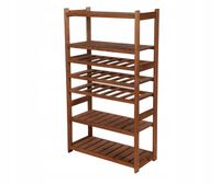 Emaga Regał drewniany do spiżarni LSR 7 półek Br