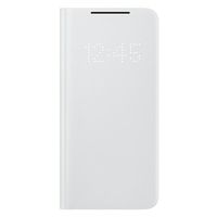etui samsung ef-ng996pj s21+ g996jasno szary/light gray led view cover