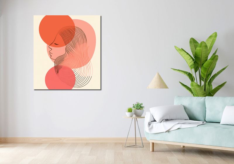 Obraz 90x100cm Zmierzch Linijny zdjęcie 2