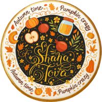 CIASTKO LUKROWANE BLACK AUTUMN ROZ.M KOŁO JESIEŃ RĘCZNIE ROBIONE