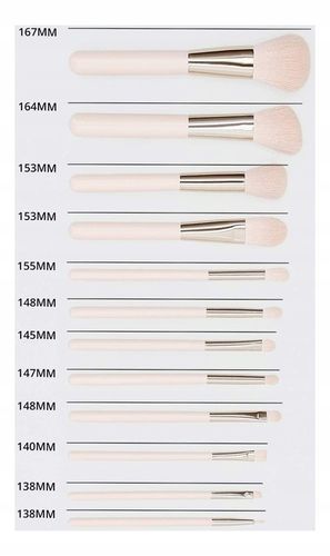 Mimo Zestaw 12-stu pędzli do makijażu Róż na Arena.pl