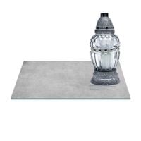 SZKLANA PODSTAWKA POD ZNICZE Z DEDYKACJĄ 30x20 Beton 130a