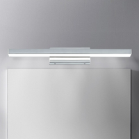 Kinkiet LAMPA łazienkowa JOHN 5897 Rabalux metalowa OPRAWA belka ścienna LED 12W 4000K IP44 chrom biała