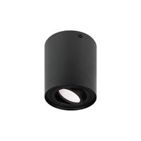 OPRAWA GU10 CZARNA RUCHOMA ALUMINIUM 35W MATOWA