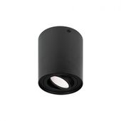 OPRAWA GU10 CZARNA RUCHOMA ALUMINIUM 35W MATOWA