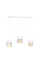Lampa wisząca 3xE27 ROYAL WHITE/GOLD