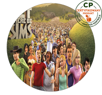 Opłatek na tort Sims