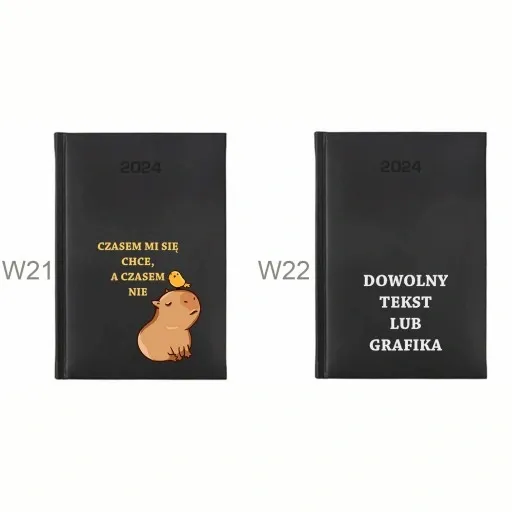 PERSONALIZOWANY KALENDARZ KSIĄŻKOWY PLANER TERMINARZ 2024 A5 NADRUK zdjęcie 3