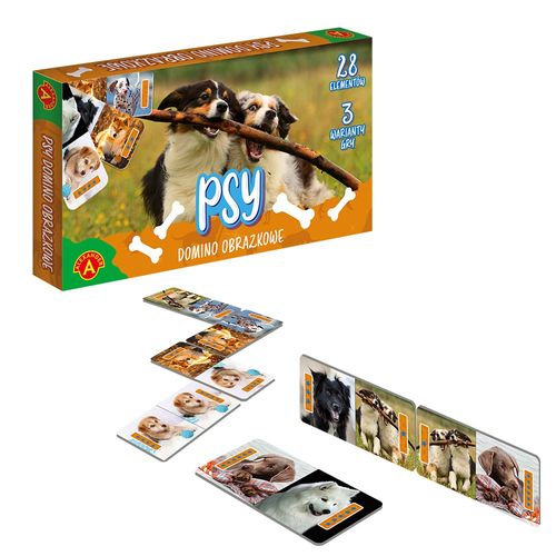 Gra Domino Obrazkowe. Psy na Arena.pl