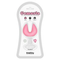 Gemoria Silicone Butt Plug - Dual Crescent  (Glow-In-The-Dark)