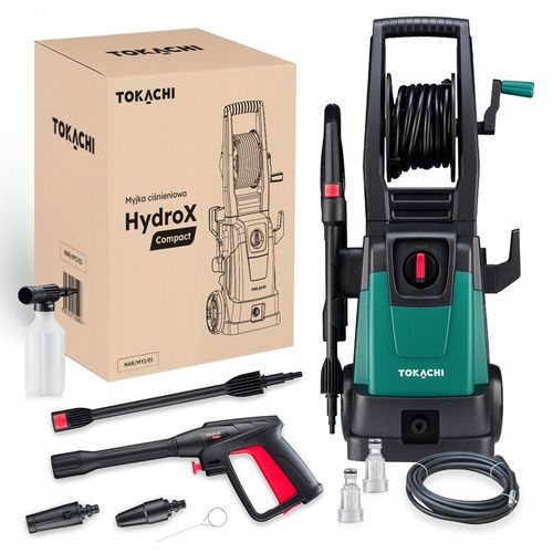 SAMOSSĄCA MYJKA CIŚNIENIOWA MOCNA POMPA 2000W TURBO DYSZA L6 ZWIJACZ na Arena.pl