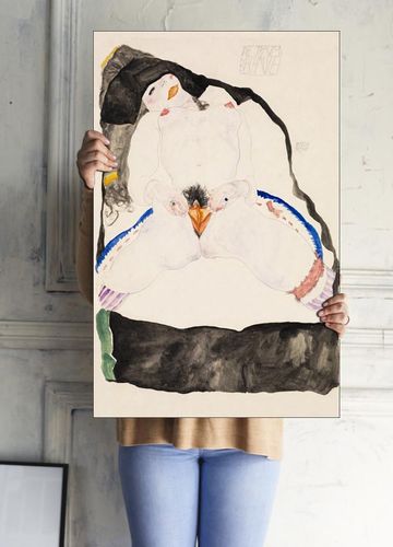 Observed in a Dream, Egon Schiele - plakat 60x80 cm na Arena.pl