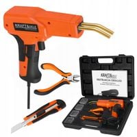 PISTOLET DO ZGRZEWANIA TWORZYW SZTUCZNYCH 85W 230V WALIZKA + GROTY KD11295