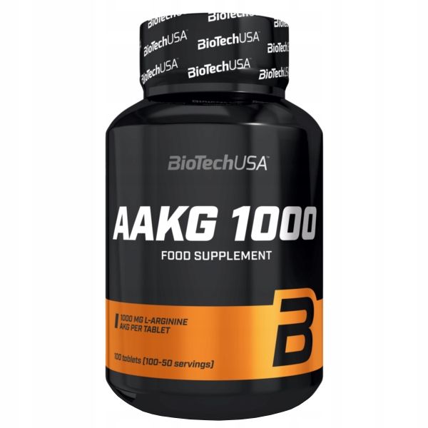 BIOTECH AAKG 1000mg 100tab ARGININA POMPA NO BOOST zdjęcie 1