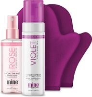 MineTan Zestaw Samoopalaczy Pianka Violet + Mgiełka Rose I 2 Rękawice