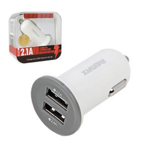 Ładowarka samochodowa USB 2x 2.1A REMAX RCC201 mini na Arena.pl