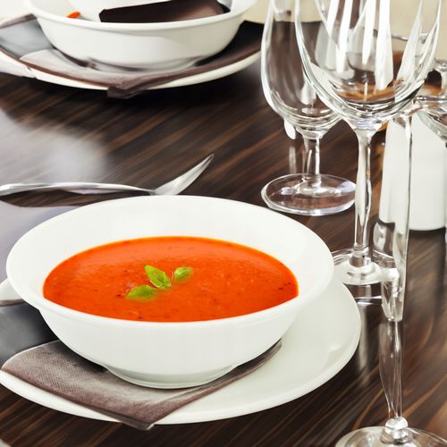 GŁĘBOKI TALERZ NA ZUPĘ DO OBIADU PORCELANOWY BIAŁY 22 CM na Arena.pl