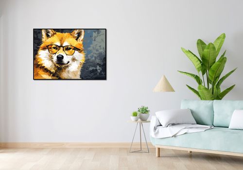 Plakat 100x70cm Intelektualny Psiak na Arena.pl