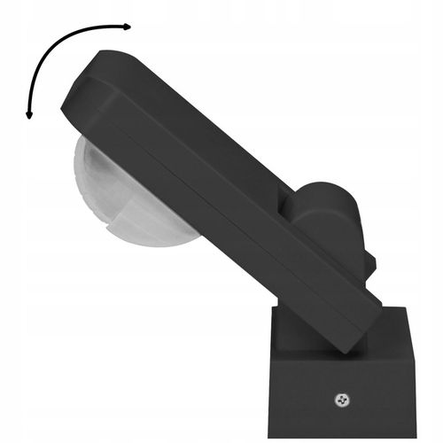 CZUJNIK RUCHU ZMIERZCHU ZEWNĘTRZNY LED CZUJKA REGULACJA 360 20M CZARNY na Arena.pl