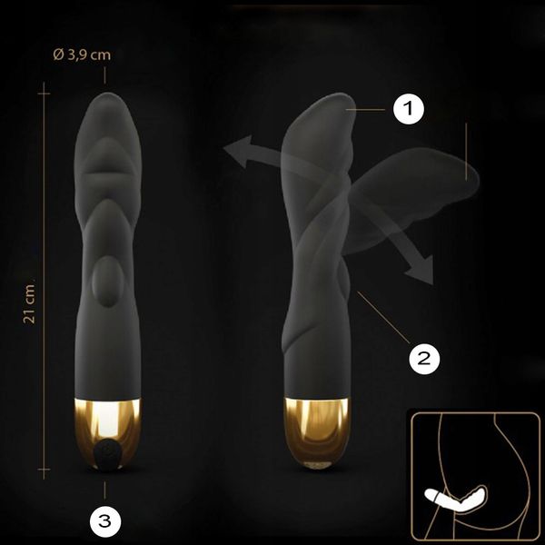 Wibrator luksusowy, wielofunkcyjny. Gratis Perfumy zdjęcie 9
