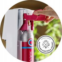 Różowy cylinder SodaStream z gazem CO2 Quick Connect Nabój SodaStream 60L