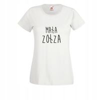 ŚMIESZNA Koszulka T-SHIRT tekst Mała Mi MAŁA ZOŁZA