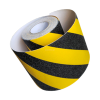 TAŚMA P14300 200mm/18m ANTYPOŚLIZGOWA 1-STR LEPNA, ŻÓŁTO-CZARNA